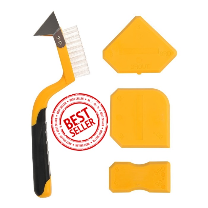 Joint spatula set of 4 with brush CITY GLASS